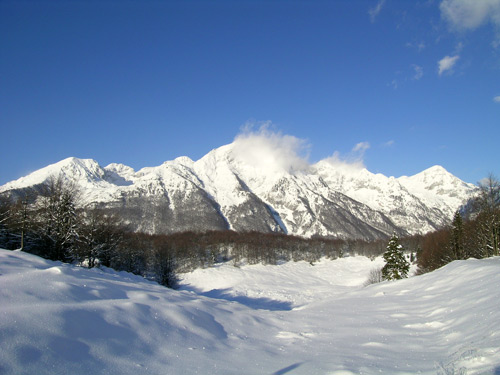 sentiero delle malghe al Piancavallo