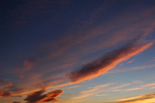 tramonto al Col Indes di Tambre d'Alpago