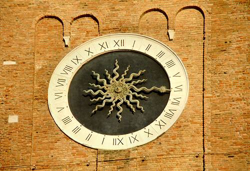 Chioggia - orologio della torre di Sant'Andrea