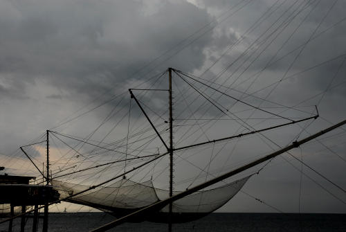 Chioggia Sottomarina - diga foranea sulla Bocca di Porto