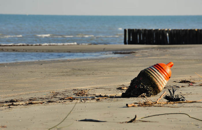 spiaggia di Boccasette alla foce del Po di Maistra, Porto Tolle