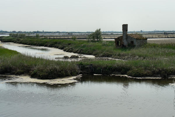 strada delle valli di Rosolina laguna di Caleri
