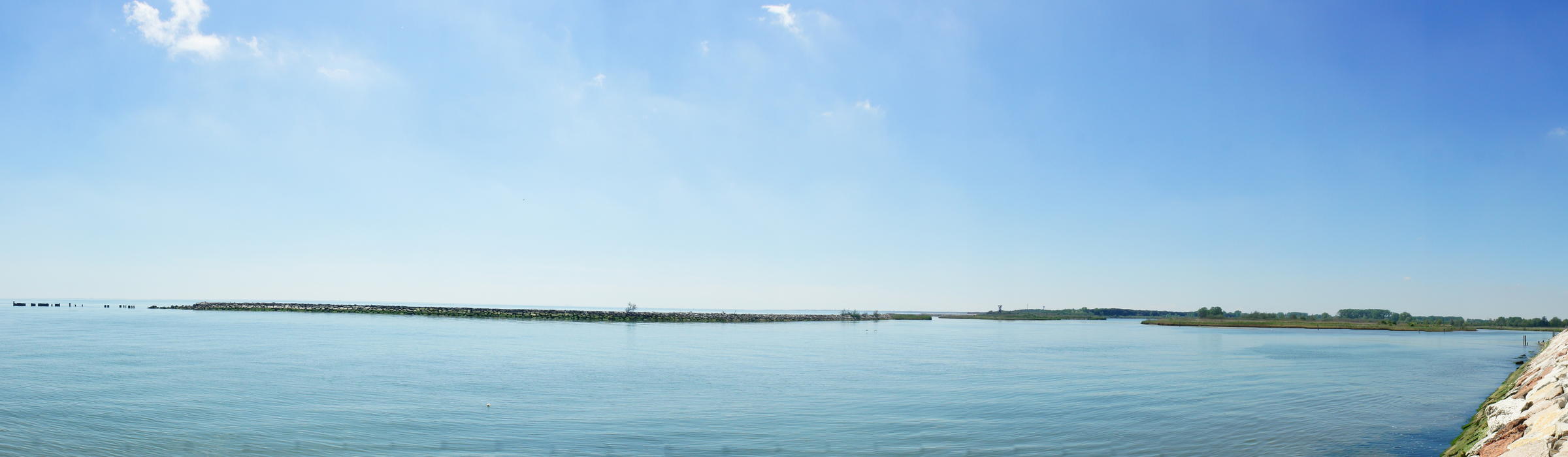 Foce fiume Adige a Isola Verde