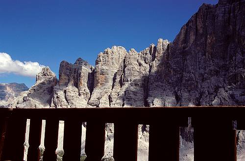 Civetta dalla terrazza del Tissi