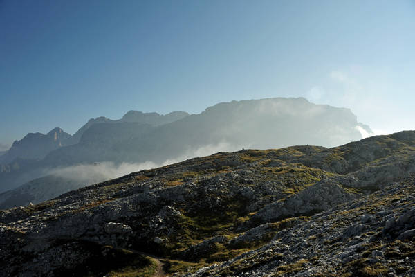 giro dei SetSass con salita a Cima SetSas, passo Valparola rifugio Pralongia