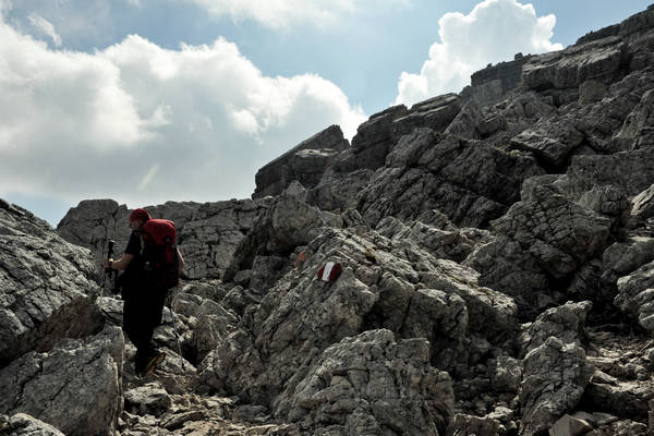 giro dei SetSass con salita a Cima SetSas, passo Valparola rifugio Pralongia