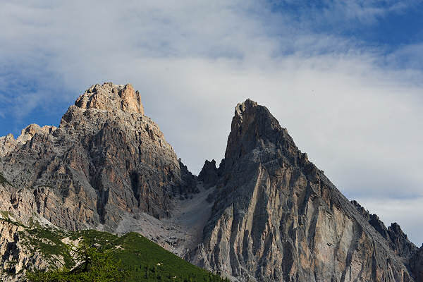 Dolomiti, sentiero passo Tre Croci rifugio Vandelli lago di Sorapiss