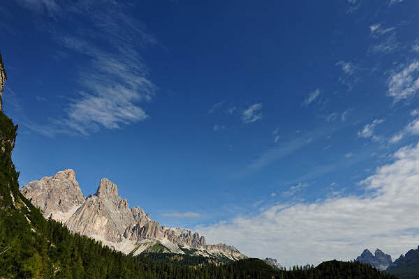 Dolomiti, sentiero passo Tre Croci rifugio Vandelli lago di Sorapiss