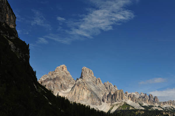 Dolomiti, sentiero passo Tre Croci rifugio Vandelli lago di Sorapiss