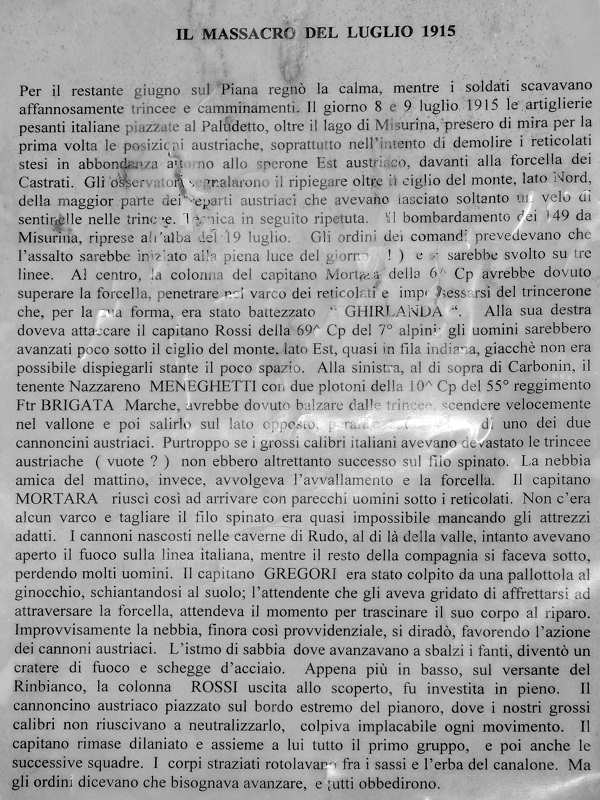 Monte Piana museo all'aperto della grande guerra, Lavaredo Misurina Auronzo Cadore