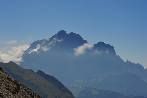 dai pressi del rifugio Nuvolau panorama sulle Dolomiti