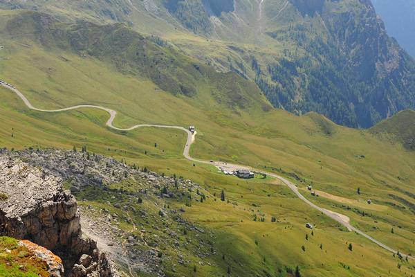dai pressi del rifugio Nuvolau panorama sulle Dolomiti