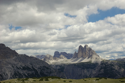 Tre Cime di Lavaredo dal monte Specie