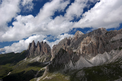 Odle da forcella Sieles - Puez, Dolomiti