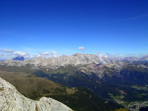 panorama dalla vetta del Mulaz