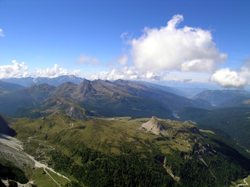 panorama dalla vetta del Mulaz