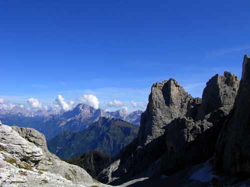 la Civetta dal rifugio Mulaz