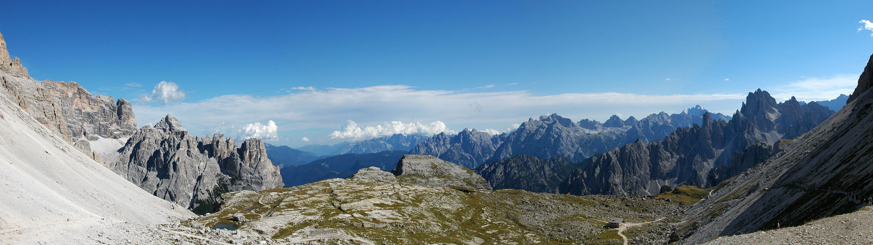 Dolomiti, Lavaredo, verso i Cadini di Misurina