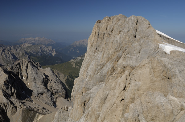 Marmolada - dalla stazione funivia di Punta Rocca