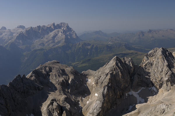 Marmolada - dalla stazione funivia di Punta Rocca
