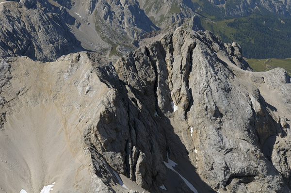Marmolada - dalla stazione funivia di Punta Rocca