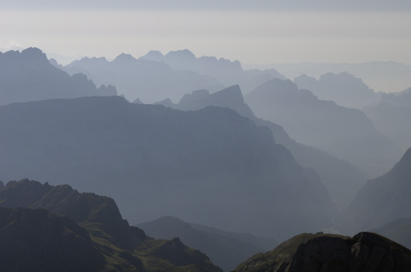 Marmolada - dalla stazione funivia di Punta Rocca
