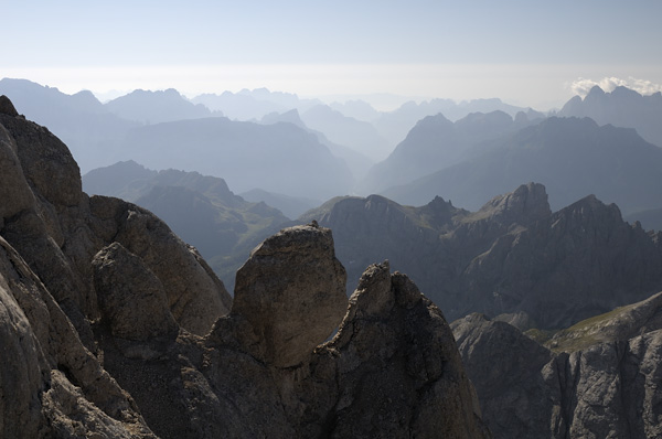 Marmolada - dalla stazione funivia di Punta Rocca