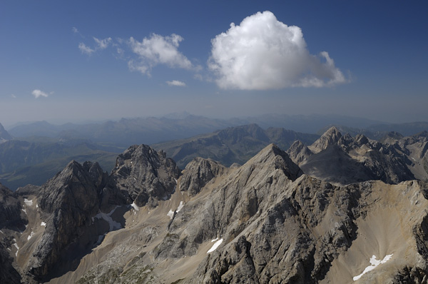 Marmolada - dalla stazione funivia di Punta Rocca