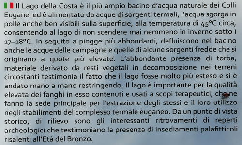 Lago della Costa al monte Calbarina, Arqua Petrarca