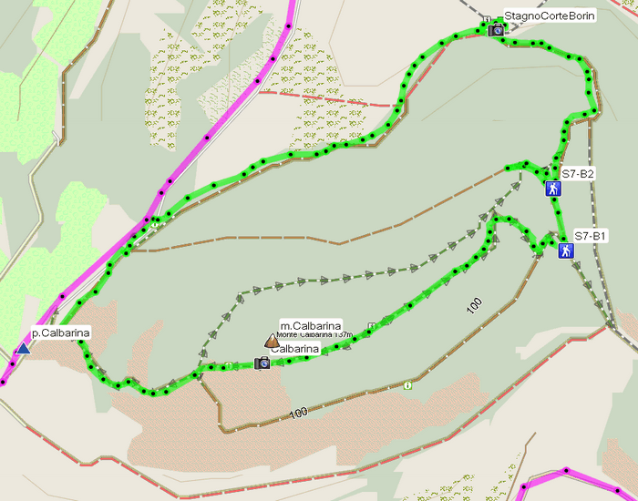 Arqua Petrarca - Stagno Corte Borin Monte Calbarina