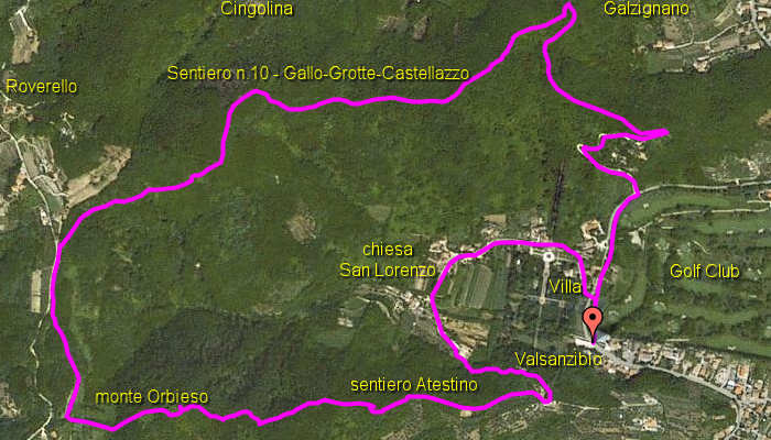 Valsanzibio, monte Orbieso, monte delle Grotte