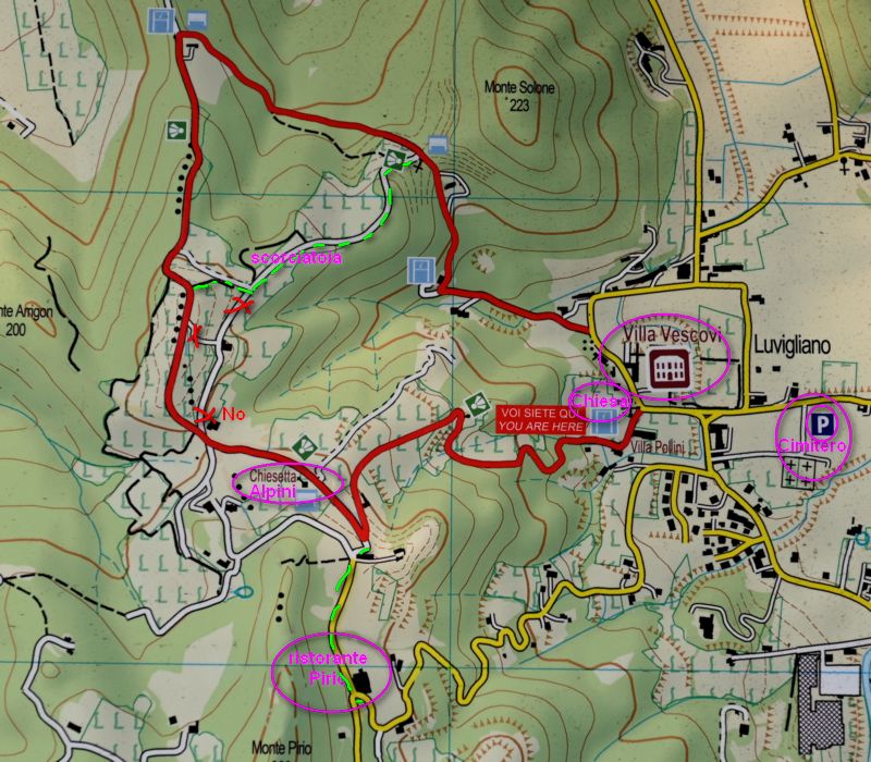 Colli Euganei, Padova - Antichi sentieri di Luvigliano