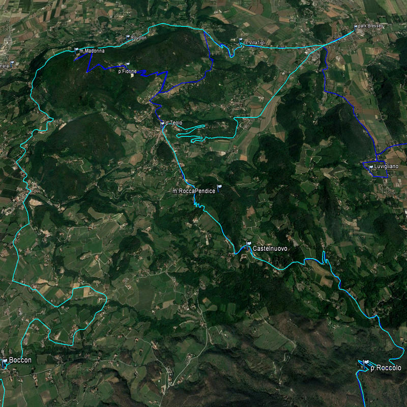 traversata cicloturistica dei Colli Euganei