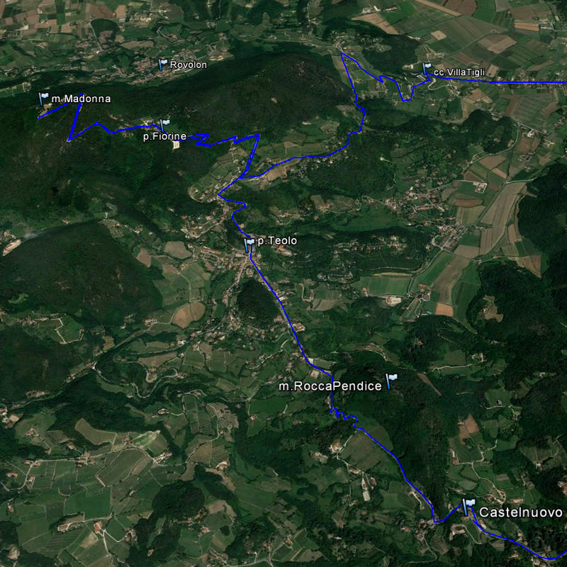 bdc anello cicloturistico dei Colli Euganei Monte Madonna