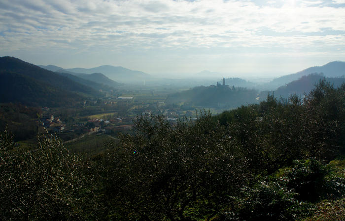 Cplli Euganei, giro cicloturistico settore nord-est, distretto termale