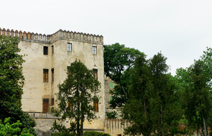 Colli Euganei, giro cicloturistico settore sud-est, Battaglia Terme, Arquà Petrarca, Monselice, Castello del Catajo