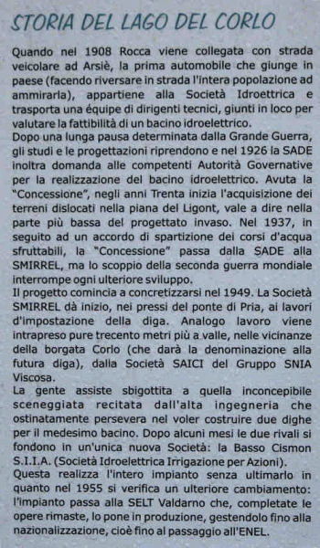 lago del Corlo, Cismon Brenta - Arsie, feltrino, monte Grappa, Valsugana