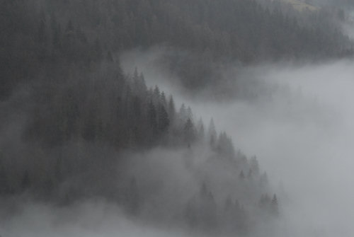 Lago del Corlo alla Rocca di Arsié, foto invernale