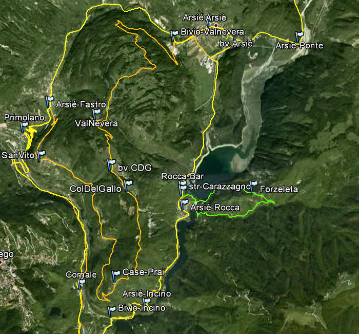 Lago di Corlo, Col del Gallo