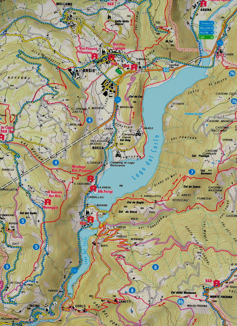 Lago di Corlo o lago di Arsié