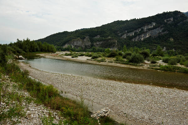 riserva naturale Vincheto di Celarda a Feltre, lungo il fiume Piave