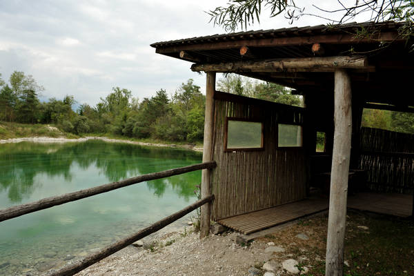 riserva naturale Vincheto di Celarda a Feltre, lungo il fiume Piave
