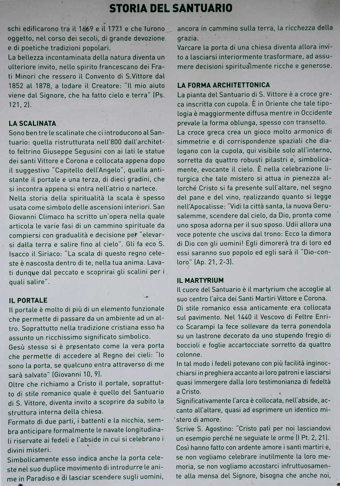 Santuario Santi Vittore e Corona - Feltre