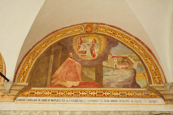 Affreschi del Chiostro Santuario Santi Vittore Corona, Feltre