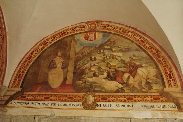 Affreschi del Chiostro Santuario Santi Vittore Corona, Feltre