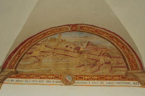 Affreschi del Chiostro Santuario Santi Vittore Corona, Feltre