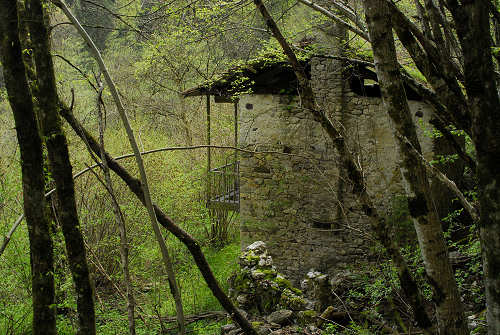 via dell'acqua, valle Ausor, Sorriva di Sovramonte