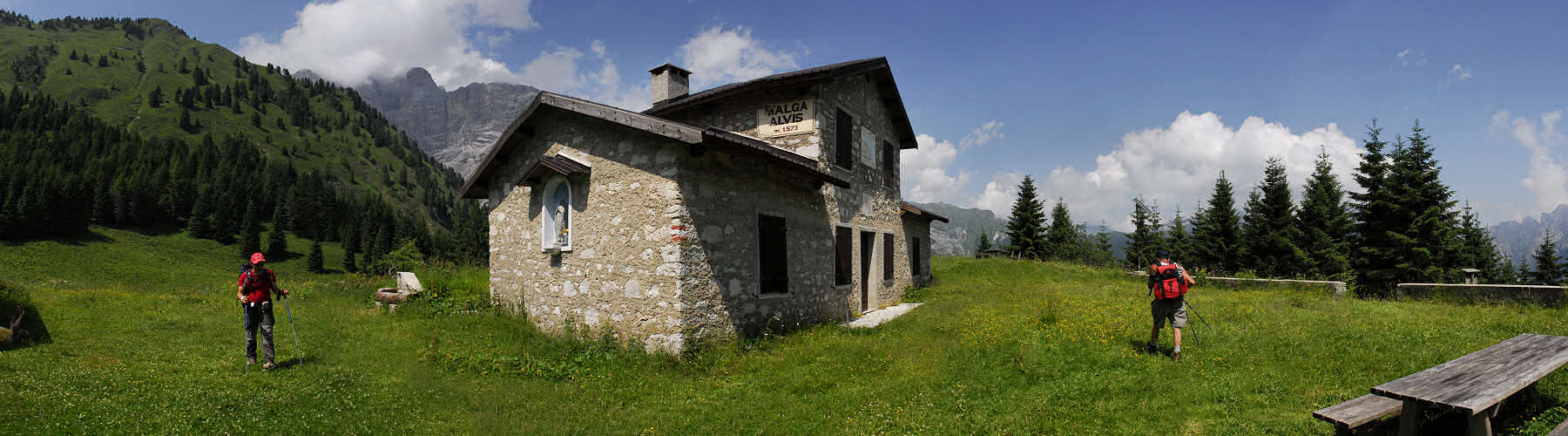 Malga Alvis, val Canzoi, Parco Nazionale Dolomiti Bellunesi