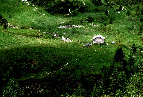 Val Canzoi - casera Cimonega Pian de la Regina