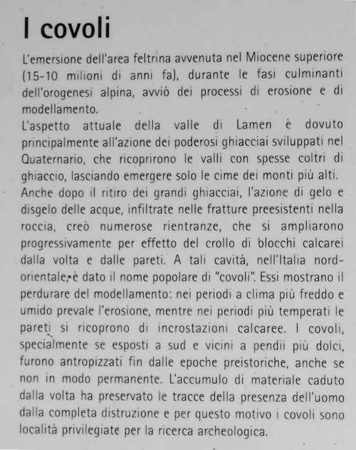 Covoli della Valle di Lamen, Vette Feltrine, Feltre, Parco Nazionale Dolomiti Bellunesi